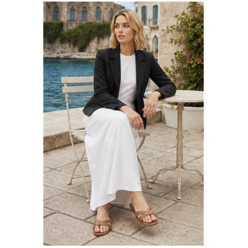 Blazer court noir Tsniout – 05 lifestyle assise