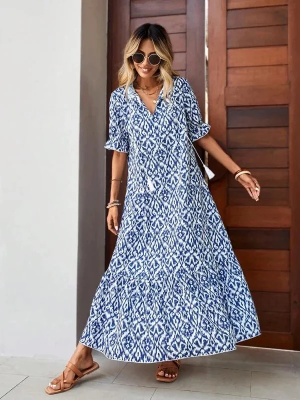 Robe longue bohème tsniout