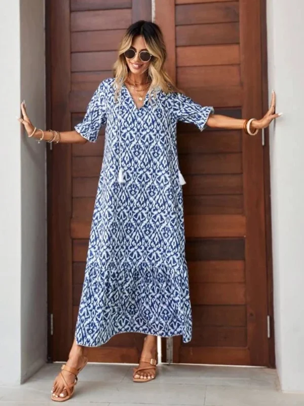 Robe longue bohème tsniout
