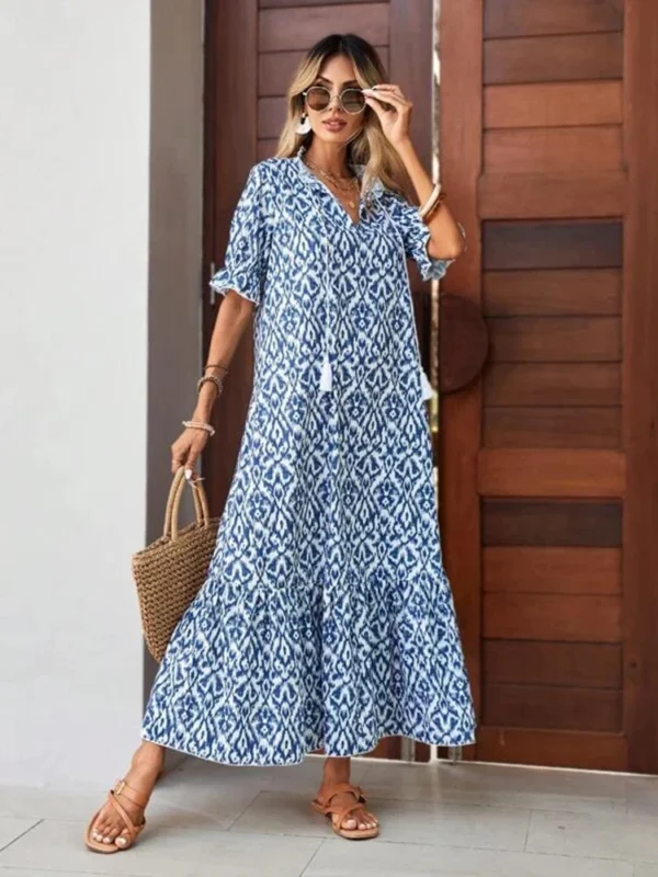 Robe longue bohème tsniout