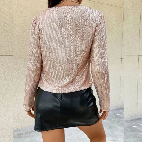 Cardigan à paillettes Tsniout – Image 2
