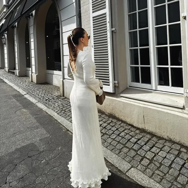Robe longue plissée Tsniout