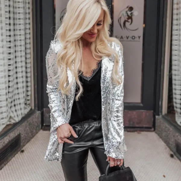 Veste à paillettes Tsniout