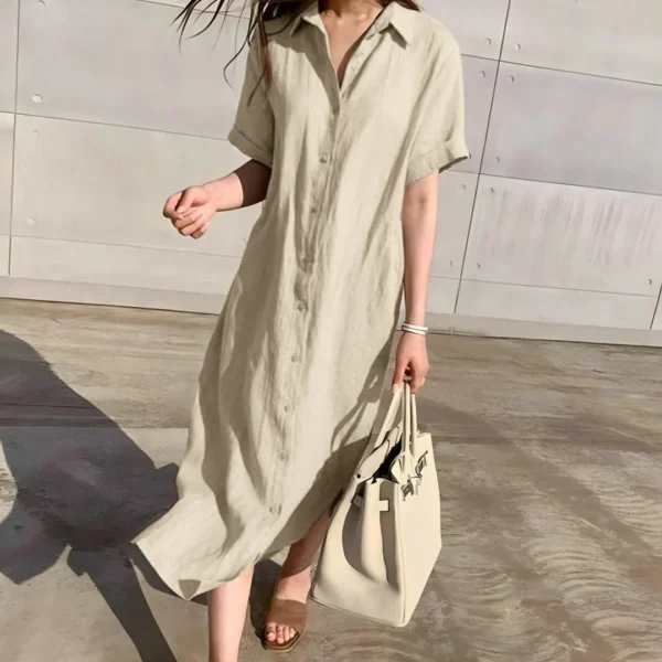 Robe Longue en Lin Tsniout