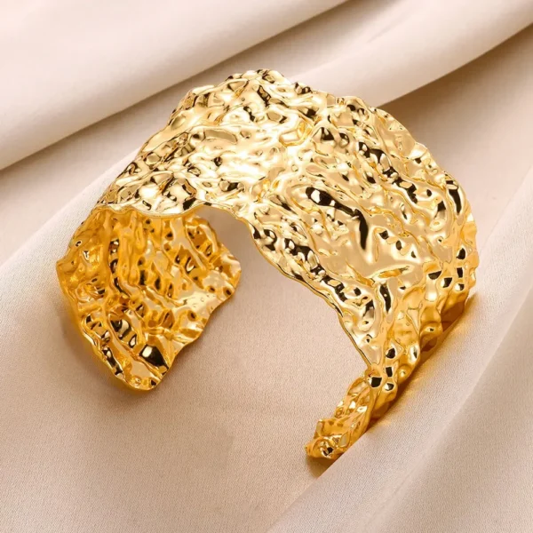 Bracelet Manchette “Galaxie Dorée” – Image 5