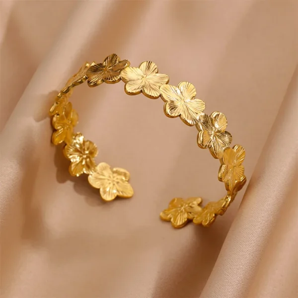 Bracelet Manchette “Galaxie Dorée” – Image 6